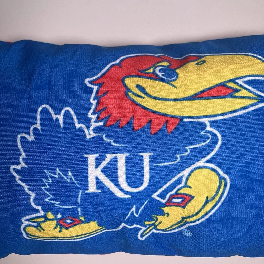 Kansas Jayhawks 2 Sided Bolster Travel‎ Pillow, 16